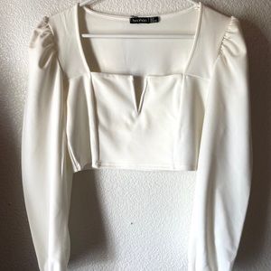 White fancy top